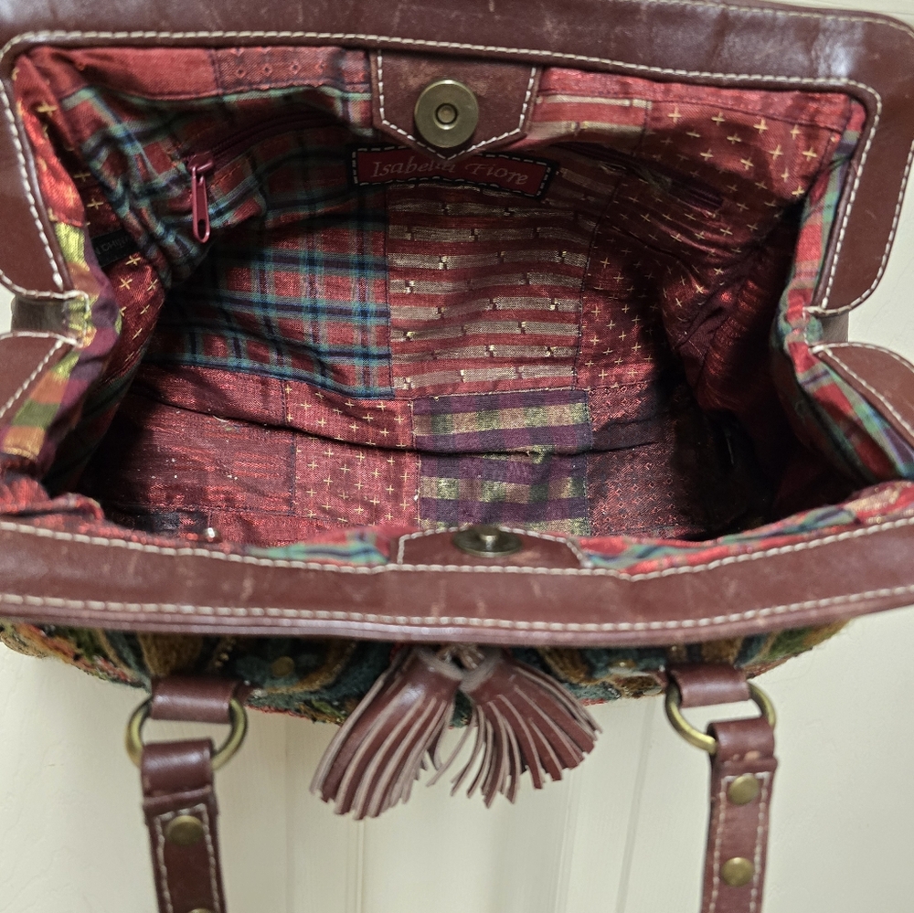 Vintage Isabella Fiore Tapestry Shoulder Bag - Picture 7 of 16